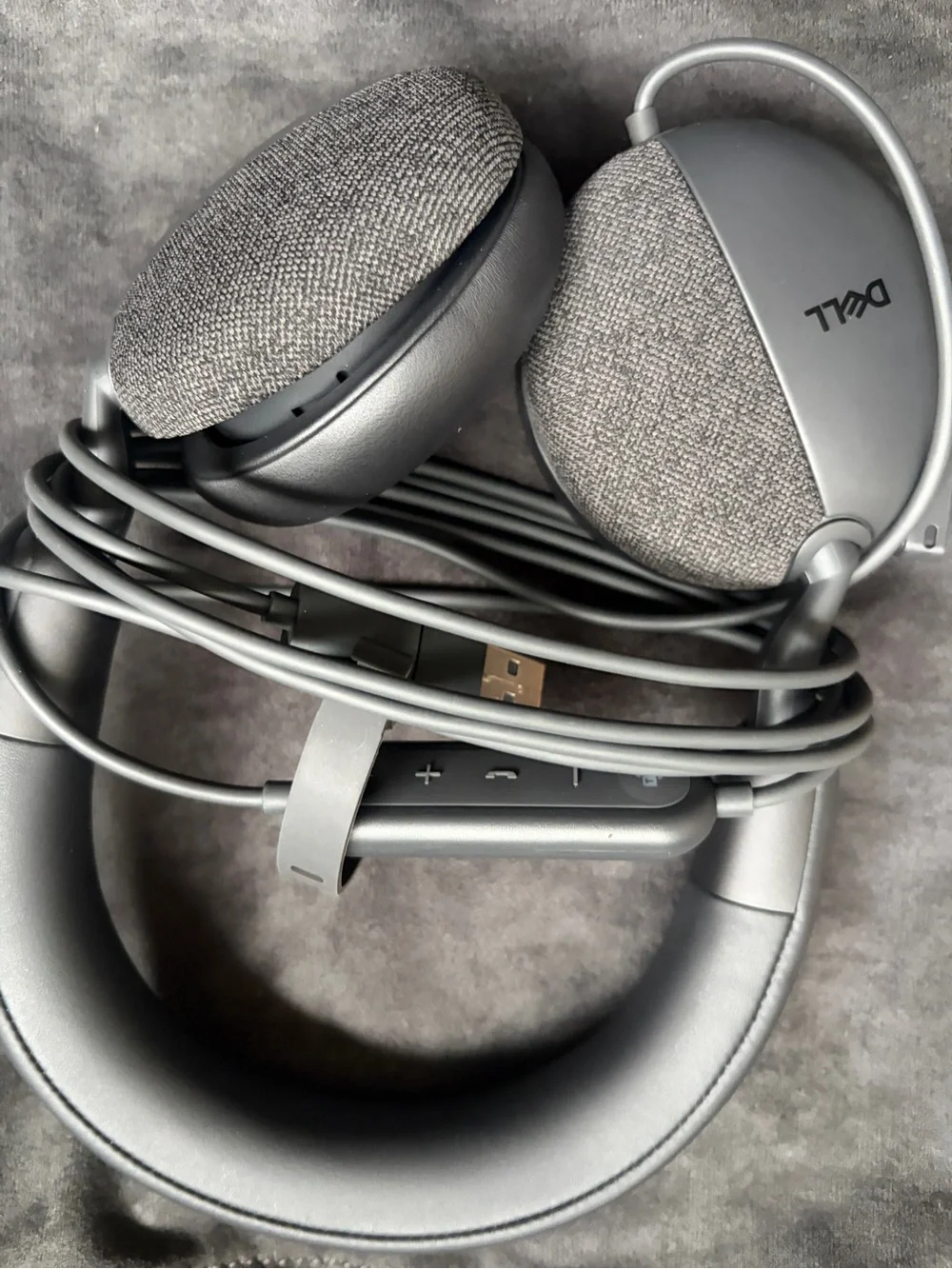 Dell Pro Wired Headset with Active Noise Cancelling (WH5024-DWW) - Black - New